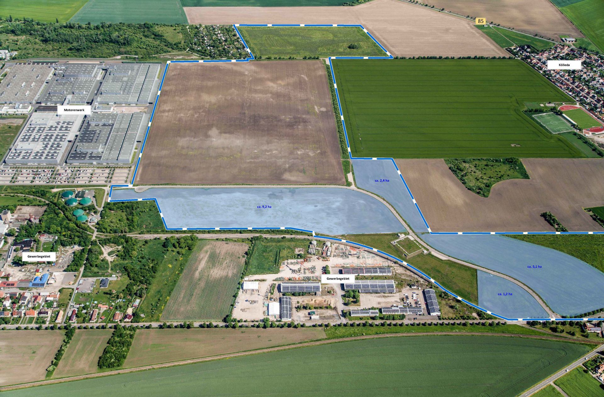 Luftbild Industriegebiet "Kiebitzhöhe" Luftbild Industriegebiet "Kiebitzhöhe"