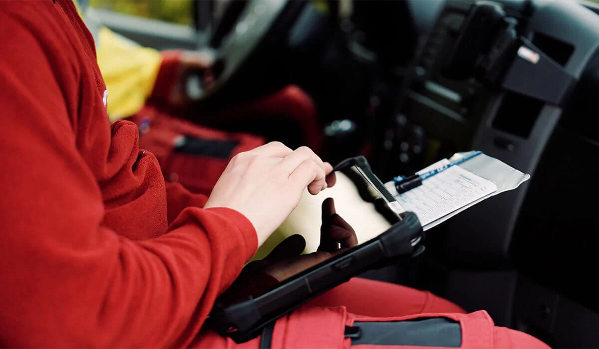 Digitale Rettungskette Bildbeschreibung / description: Digitale Rettungskette