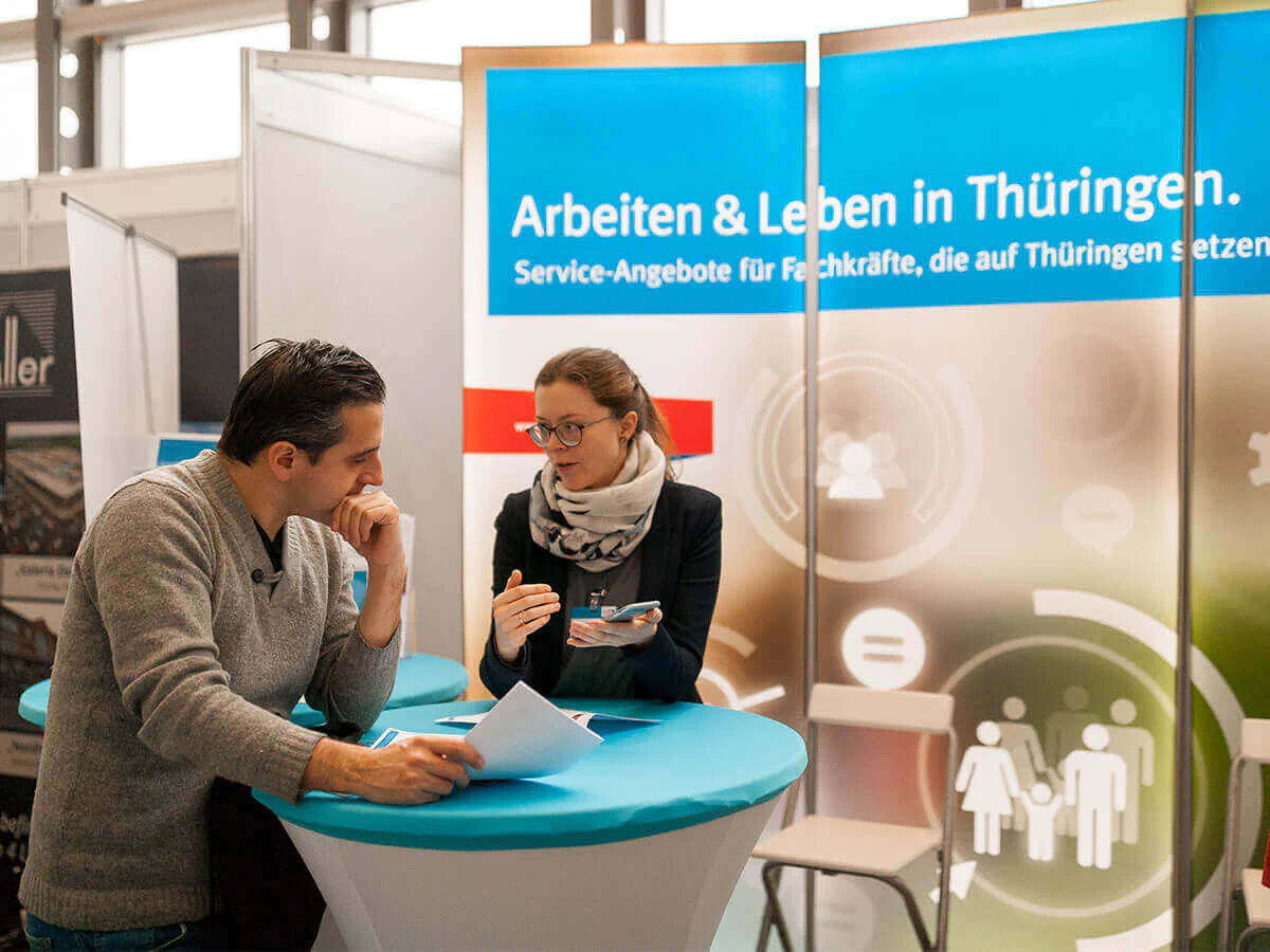 Thüringer Agentur für Fachkräftegewinnung Bildbeschreibung / description: Thüringer Agentur für Fachkräftegewinnung